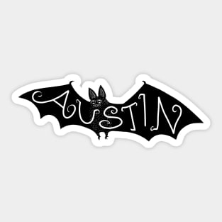 austin texas bat Sticker